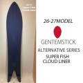 [予約商品] 26-27 GENTEMSTICK ゲンテンスティック SUPER FISH CLOUD LINER 176cm スーパーフィッシュ クラウドライナー スノーボード パウダーボード アクセルキャンバー 板 2026 2027