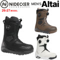 [予約商品] 26-27 NIDECKER ナイデッカー ブーツ Altai アルタイ メンズ BOOTS スノーボード スノボ 2026 2027 日本正規品