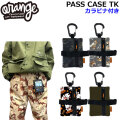 [予約商品] 26-27 ORAN’GE オレンジ PASS CASE TK パスケース カラビナ付き 秋田犬 きっこうちゃん リフト券ホルダー ICカード タバコ収納 小物 鍵 スノーボード 071275