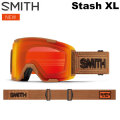 [予約商品] NEW 26-27 SMITH ゴーグル スミス Stash XL スタッシュ エックスエル Camel Warm Steel アジアンフィット スノーボード 2026 2027 日本正規品 [010276576]
