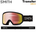 26-27 SMITH ゴーグル スミス Transfer トランスファー Black 調光レンズ アジアンフィット スノーボード 2026 2027 日本正規品 [010276620]