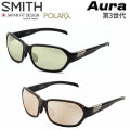 SMITH スミス サングラス 釣り [Aura 第3世代 オーラ] Mirror ミラー ACTION POLAR アクションポーラ ジャパンフィット Hard＆Multi-Coat ハード＆マルチコート 偏光レンズ フィッシング 日本正規品