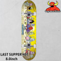 トイマシーン スケートボード コンプリート TOY MACHINE LAST SUPPER #07 8.0inch [TM219] スケボー 完成品 組み立て済み