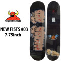 トイマシーン デッキ スケートボード NEW FISTS COLOR-J #03 [TM8] 7.75inch スケボー D1259