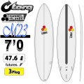 2026 torq surfboard トルク サーフボード X-LITE M23 7'0 [White Pinline] エム23 ファンボード AL MERRICK アルメリック CHANNEL ISLANDS チャンネルアイランド エポキシボード ミッドレングス EPSボード サーフィン