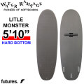 2026 WATER RAMPAGE ソフトボード ウォーターランページ LITTLE MONSTER 5'10 リトルモンスター [Gray Future] HARD BOTTOM ショートボード サーフボード 日本正規販売店 [営業所留め送料無料]