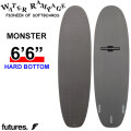 2026 WATER RAMPAGE ソフトボード ウォーターランページ MONSTER 6'6 モンスター [Gray Future] HARD BOTTOM ミッドレングス サーフボード 日本正規販売店 [営業所留め送料無料]