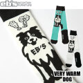 [予約商品] 25-26 eb's スノーボード ソックス VERY WARM DOG 4500456 ベリーウォームドッグ ウール 靴下 エビス 2025 2026