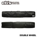 [予約商品] 26-27 eb's スノーボードケース ウィール付き キャスター 4600340 DOUBLE WHEEL スノボケース エビス 2026 2027 ebs