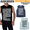 ラッシュガード AIDENTIFY アイデンティファイ SUNGUARD TEE サンガード SLEEVELESS INDEX [6] ノースリーブ メッシュ ユニセックス メンズ レディース サーフィン 海水浴 プール フィッシング アウトドア [メール便発送商品]
