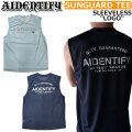 ラッシュガード AIDENTIFY アイデンティファイ SUNGUARD TEE サンガード SLEEVELESS LOGO [8] ノースリーブ メッシュ ユニセックス メンズ レディース サーフィン 海水浴 プール フィッシング アウトドア [メール便発送商品]