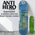 スケート デッキ ANTI HERO アンチヒーロー スケートボード [AN-5C] 8.28inch Expression by BONGO HAND SUN A.K.A  Chris Johanson Daan Van Der Linden クリス・ヨハンソン スケボー パーツ SKATE BOARD DECK