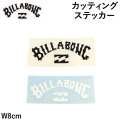 ビラボン ステッカー BILLABONG シール カッティングステッカー ロゴ [B00S33] W8cm サーフィン アウトドア