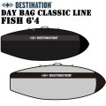 DESTINATION ディスティネーション DAY BAG CLASSIC LINE FISH 6'4 クラッシックライン トラベルケース サーフボード ボードケース ハードケース デスティネーション