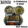 スケートボード ウィール BONES WHEEL X-FORMULA P-ROD ボーンズ ウィール 53mm 95A [2] スケボー 4個セット エックスフォーミュラー X95
