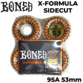 スケートボード ウィール BONES WHEEL X-FORMULA SIDECUT ボーンズ ウィール 53mm 95A [11] V5 スケボー 4個セット エックスフォーミュラー