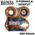 スケートボード ウィール BONES WHEEL X-FORMULA SIDECUT ボーンズ ウィール 54mm 95A [12] V5 スケボー 4個セット エックスフォーミュラー
