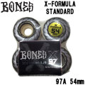 スケートボード ウィール BONES WHEEL X-FORMULA STANDARD ボーンズ ウィール 54mm 97A [9] スケボー 4個セット エックスフォーミュラー