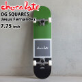 チョコレート スケートボード コンプリート CHOCOLATE OG SQUARES 7.75inch [CH103] JESUS FERNANDEZ ヘスース・フェルナンデス スケボー COMPLETE  完成品 組み立て済み 