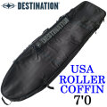 サーフボード ケース ハードケース DESTINATION ディスティネーション USA ROLLER COFFIN 7'0 トラベルケース [サーフトリップ特集]