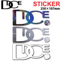 DICE ダイス STICKER [ダイカット ロゴ / Lサイズ] [4] [5] カッティング ステッカー シール デカール 転写 スノーボード スノボー アクセサリー