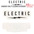 ステッカー エレクトリック ELECTRIC UNDER VOLT CLEAR STICKER [XSサイズ] [1] [2] スノーボードステッカー ばら売り 1枚売り