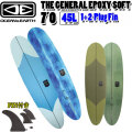 [follows特別価格] O&E 2026 OCEAN＆EARTH オーシャンアンドアース サーフボード THE GENERAL EPOXY SOFT 7’0 future対応 1+2Plug ソフトサーフボード ファンボード ミッドレングス [営業所止め送料無料]