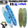 [follows特別価格] O&E 2026 OCEAN＆EARTH オーシャンアンドアース サーフボード THE GENERAL EPOXY SOFT 8’0 future対応 1+2Plug ソフトサーフボード ロングボード ミッドレングス [営業所止め送料無料]