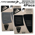 FIREWIRE ファイヤーワイヤー デッキパッド WEEKEND ウィークエンド 4ピース トラクション Rob Machado ロブ・マチャド デザイン サーフボード サーフィン