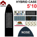 ショートボード用  サーフボードケース FRUITION HYBRID CASE ハイブリッド ケース マイクロファイバー サーフボードケース 5'10 フリューション ソフトケース サーフィン