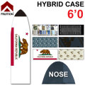 ショートボード用  サーフボードケース FRUITION HYBRID CASE ハイブリッド ケース マイクロファイバー サーフボードケース 6'0 フリューション ソフトケース サーフィン