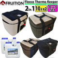 ポリタンク 保温カバー 10L用 2個収納用 [ ポリタンクset ] FRUITION フリューションフリース サーモキーパー ポリタンクケース サーフィン アウトドア 