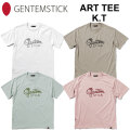 GENTEM STICK ゲンテンスティック 半袖 ART TEE K.T Tシャツ メンズ [メール便発送商品]