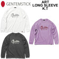 GENTEM STICK ゲンテンスティック 長袖 ART LONG SLEEVE K.T ロンT ロングTシャツ メンズ [メール便発送商品]