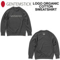 GENTEM STICK ゲンテンスティック 長袖 LOGO ORGANIC COTTON SWEATSHIRT スウェット メンズ