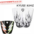 [在庫限り] 2024 デッキパッド サーフィン ショートボード用 GORILLA GRIP ゴリラグリップ KYUSS KING カイアス・キング シグネチャーモデル 3ピース