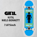 ガール スケートボード コンプリート GIRL 93TIL 7.875inch [G105] NIELS BENNETT ニールス・ベネット スケボー COMPLETE  完成品 組み立て済み