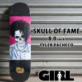 ガール スケートボードデッキ SKULL OF FAME 8.0inch [G14] TYLER PACHECO GIRL SKATEBOARD タイラー・パチェコ スケボー デッキ G5013