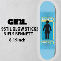 ガール スケートボード デッキ GIRL 93TIL GLOW STICKS 8.25inch [G7] NIELS BENNETT ニールス・ベネット スケボー