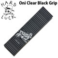 HARD LUCK ハードラック デッキテープ Oni Griptape Clear Black 9x33インチ スケートボード スケボー グリップテープ 