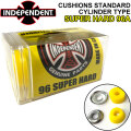 INDEPENDENT インディペンデント CUSHIONS STANDARD CYLINDER クッションズ スタンダード シリンダータイプ SUPER HARD 96A スーパー ハード クッシュ ブッシュ ゴム 円柱 円筒 型 スケートボード トラック パーツ SK8