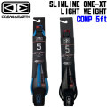 OCEAN&EARTH サーフィン リーシュコード SLIMLINE ONE-XT LIGHTWEIGHT COMP 5'0 ANKLE 足首用 5ft オーシャン＆アース ショートボード リーシュ