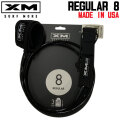 2025 XM サーフィン リーシュコード REGULAR 8'0 ANKLE 足首用 8ft エックスエム ショートボード リーシュ MADE IN USA サーフボード