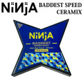 [メール便発送] NINJA ベアリング BADDEST SPEED CERAMIX ニンジャ  ベアリング オイルタイプ  スターケース スケートボード