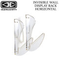 OCEAN&EARTH オーシャンアンドアース INVISIBLE WALL DISPLAY RACK HORIZONTAL インビジブルウォールディスプレイラック ホリゾンタル ラック 横置き アクリル製 透明