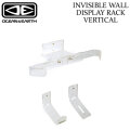 OCEAN&EARTH オーシャンアンドアース INVISIBLE WALL DISPLAY RACK VERTICAL インビジブルウォールディスプレイラック バーチカル ラック 縦置き アクリル製 透明