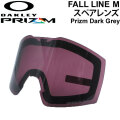 OAKLEY オークリースペアレンズ [Aoo7103LS-09] Prizm Dark Grey FALL LINE M／FALL LINE XM 対応 フォールライン プリズムレンズ スノーゴーグル 日本正規品