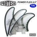 [送料無料] PROTECK FIN プロテック フィン POWER FLEX  FCS 4.5"" パワーフレックス ショートボード用フィン トライフィンセット