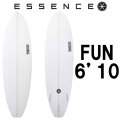 ESSENCE BOARDS エッセンス サーフボード FUN 6.10ft CLEAR ファン 6’10 サーフィン サーフボード 3FIN 海 ファンボード [営業所留め送料無料]