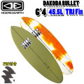 [follows特別価格] OCEAN＆EARTH オーシャンアンドアース サーフボード DAKODA BULLET EPOXY SOFT 6’4 TRI ソフトサーフボード トライ ショートボード [営業所止め送料無料]